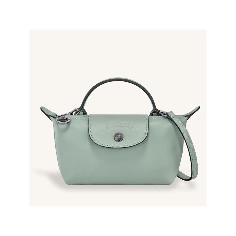Pochette XS Le Pliage Xtra Longchamp – Nude, Vert Clair et Brun | Élégance et Praticité