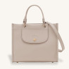 Sac à main format Cabas S de Longchamp - Noir & Argile