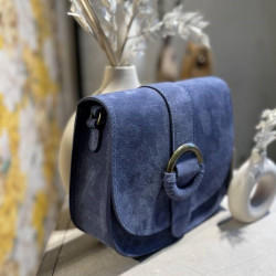 Sac bandoulière en daim par Auren | Gandy.fr