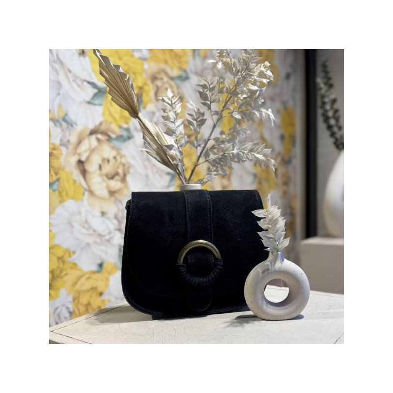 Sac bandoulière en daim par Auren | Gandy.fr