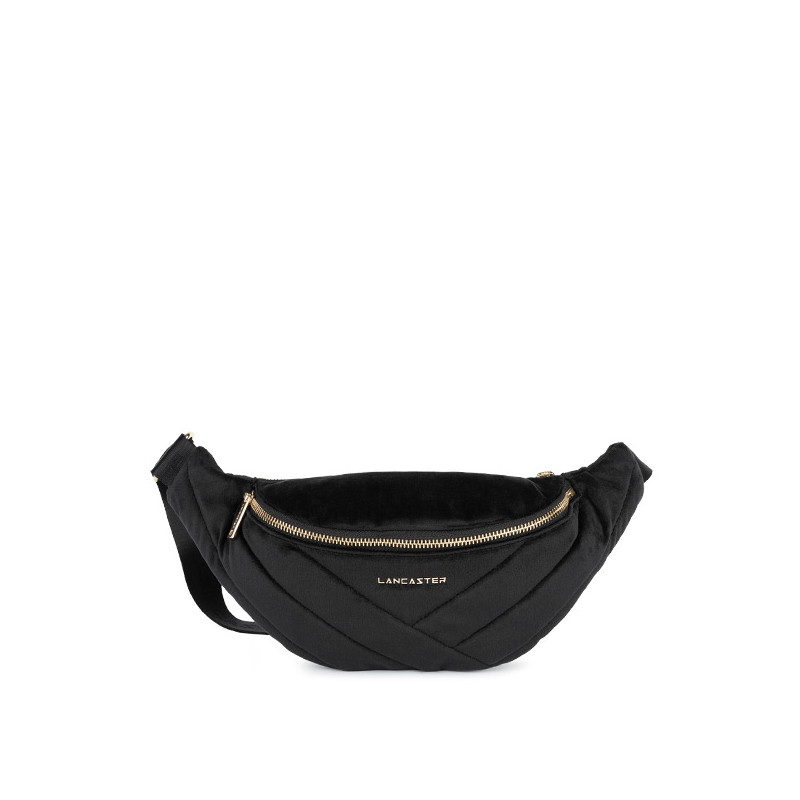 Sac banane en velours Velvet Matelassé de Lancaster | Gandy.fr