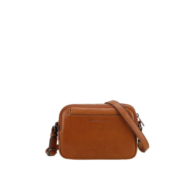 Sacoche besace en cuir Léon d’Arthur & Aston | Gandy.fr