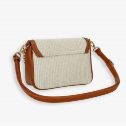 Mac Douglas - Sac bandoulière à rabat tressé Kiribati 2 fantasia S