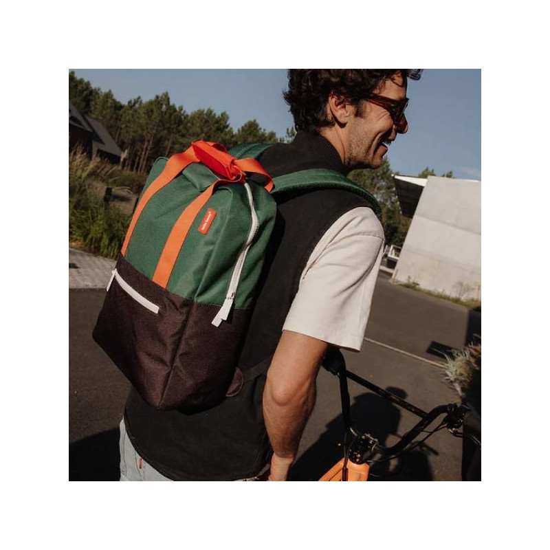 Hello Hossy - Sac à dos parent-enfant Dark green