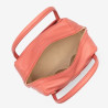 Lancaster - Sac bowling cuir Dune rose blush