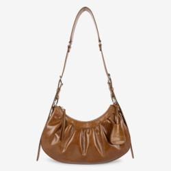 Lancaster Paris - Sac porté épaule Demi Lune Rétro Glam