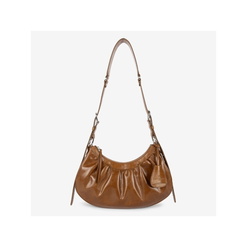 Lancaster Paris - Sac porté épaule Demi Lune Rétro Glam
