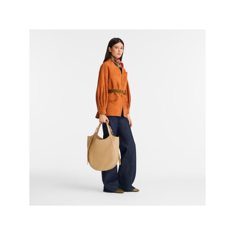 Longchamp - Grand sac cabas demi rond Le Foulonné XL