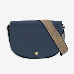 Sac porté travers M Épure Longchamp coloris Aubergine ou Kaki sur Gandy.fr