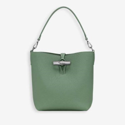 Longchamp - Sac seau Le Roseau XS porté épaule
