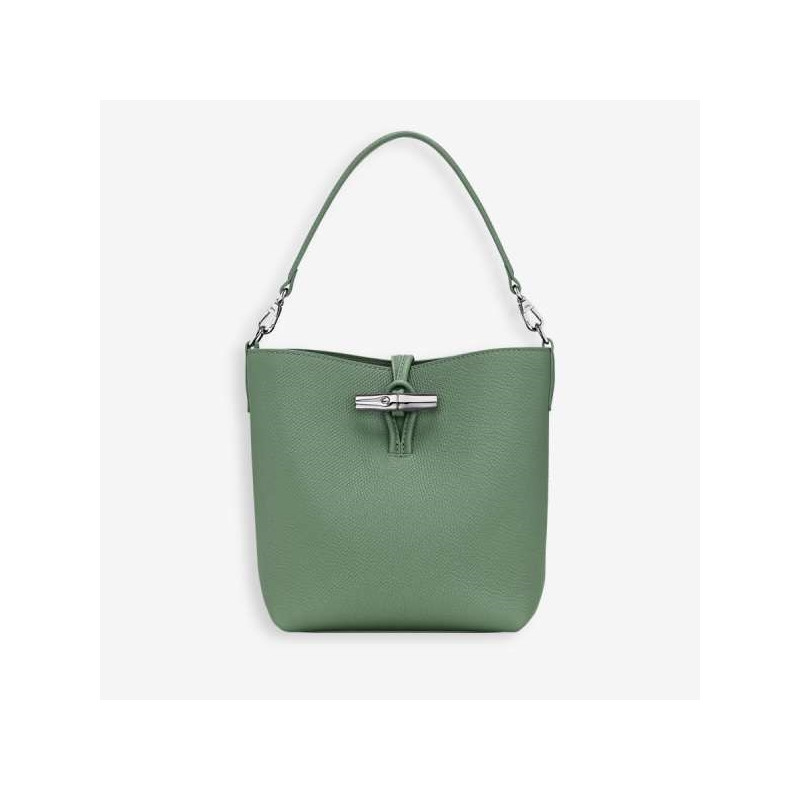 Longchamp - Sac seau Le Roseau XS porté épaule