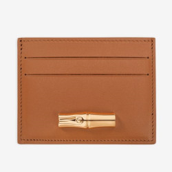 Longchamp - Porte-cartes Le Roseau bambou doré