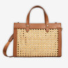 Lancaster - Petit sac cabas cannage rotin