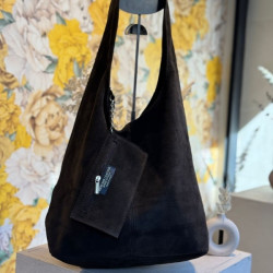 Auren - Grand Sac Cabas Hobo Souple marron