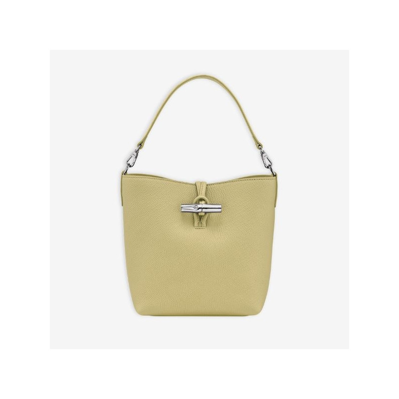 Longchamp - Sac seau Le Roseau XS porté épaule Pistache