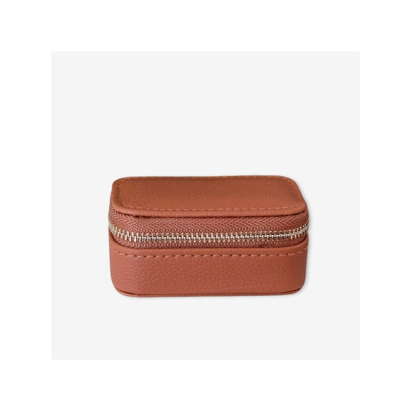 Maison Scarlett - Mini coffret à bijoux de voyage Marie camel