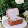 Maison Scarlett - Mini coffret à bijoux de voyage Marie camel