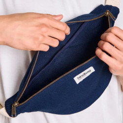 Sac Banane Olivia Bleu Marine - Hindbag