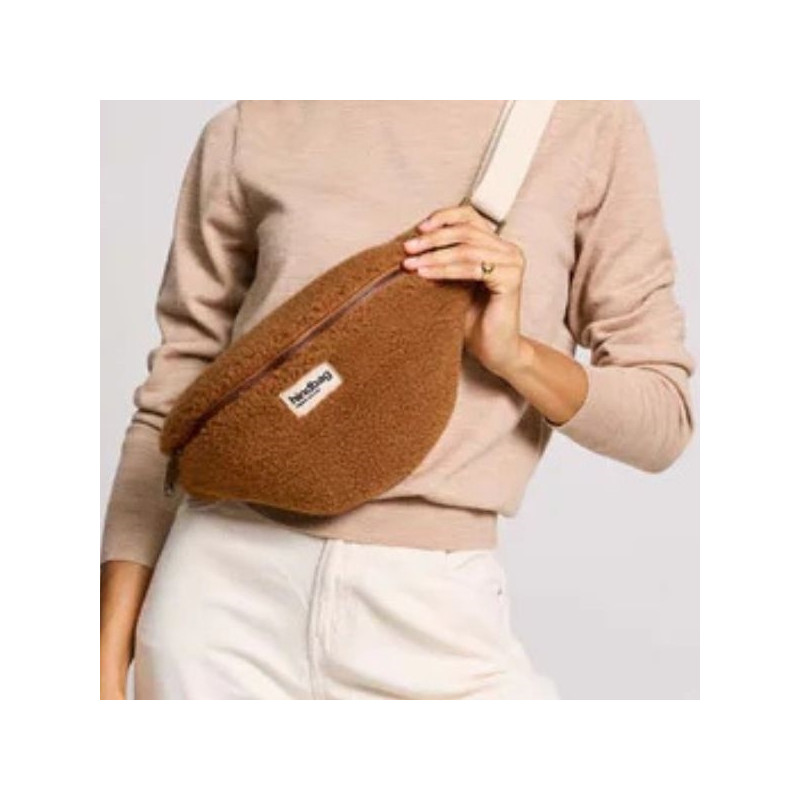 Sac Banane Olivia Teddy Brun - Hindbag