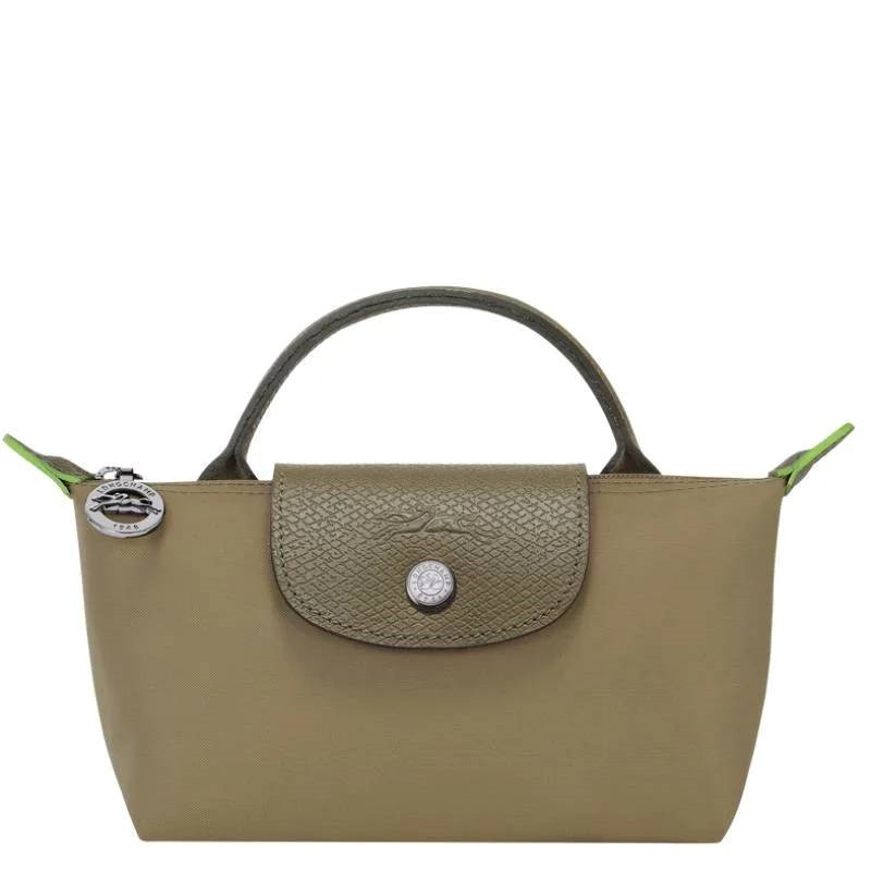 Longchamp - Le Pliage Green Trousse Cosmétique Avec Poignée