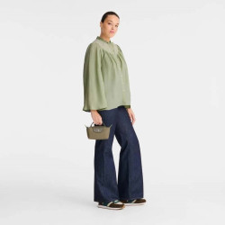 Longchamp - Le Pliage Green Trousse Cosmétique Avec Poignée