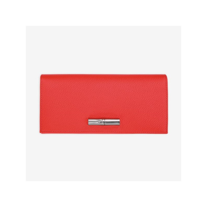 Longchamp - Portefeuille long grainé Le Roseau