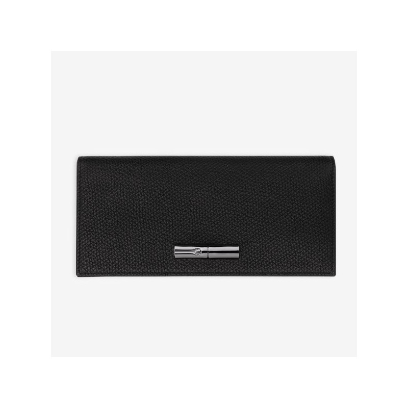 Longchamp - Portefeuille long grainé Le Roseau