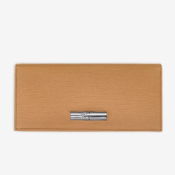 Longchamp - Portefeuille long grainé Le Roseau