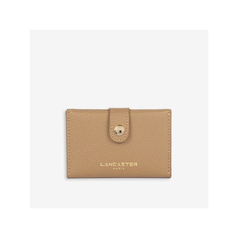 lancaster – porte carte rabat pression