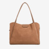 Lancaster - Grand sac cabas épaule daim Suède Ida