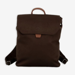 Jump - Sac à dos à rabat moyen Uppsala chocolat