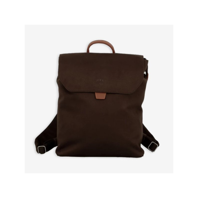 Jump - Sac à dos à rabat moyen Uppsala chocolat