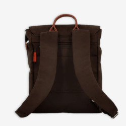 Jump - Sac à dos à rabat moyen Uppsala chocolat