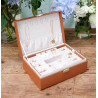 Maison Scarlett - Coffret à bijoux Louise camel