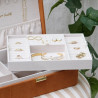 Maison Scarlett - Coffret à bijoux Louise velours côtelé camel