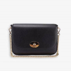Mac Douglas - Petit sac rabat cuir Cancun Alba S noir