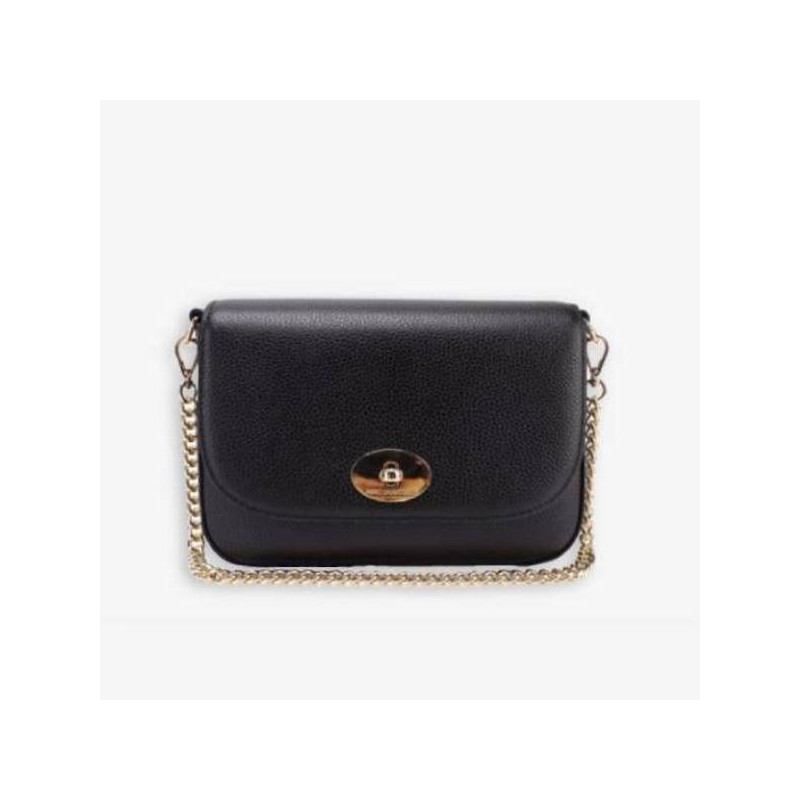 Mac Douglas - Petit sac rabat cuir Cancun Alba S noir