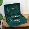 Maison Scarlett - Coffret à bijoux Louise velours vert
