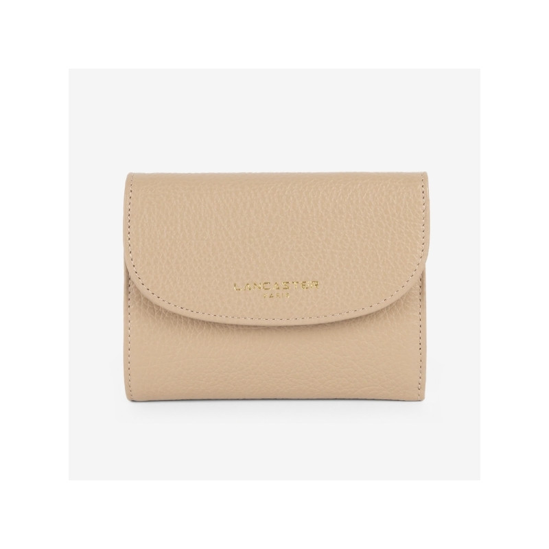 Lancaster Paris - Portefeuille dos à dos Dune beige foncé