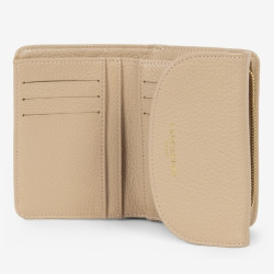 Lancaster Paris - Portefeuille dos à dos Dune beige foncé