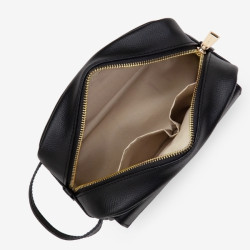 Lancaster – Trousse de toilette en cuir pour femme Zoé x Lancaster Collaboration