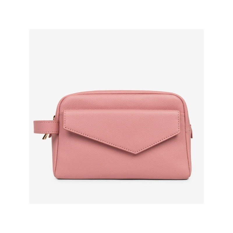 Lancaster – Trousse de toilette en cuir pour femme Zoé x Lancaster Collaboration