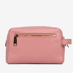 Lancaster – Trousse de toilette en cuir pour femme Zoé x Lancaster Collaboration