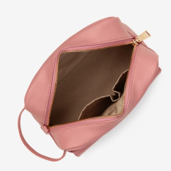 Lancaster – Trousse de toilette en cuir pour femme Zoé x Lancaster Collaboration