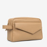 Lancaster – Trousse de toilette en cuir pour femme Zoé x Lancaster Collaboration
