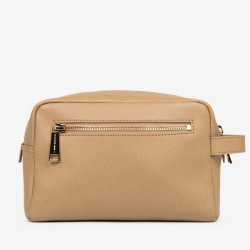 Lancaster – Trousse de toilette en cuir pour femme Zoé x Lancaster Collaboration