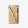 Mac Douglas - Petit sac porte-téléphone cuir sable