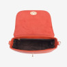 Mac Douglas - Petit sac rabat cuir Cancun Alba S Orange intense