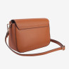 Mac Douglas - Petit sac rabat cuir Cancun Alba S Châtain