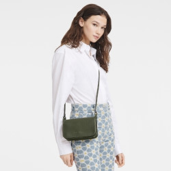 Petit sac cuir femme à rabat Le Foulonné - Longchamp